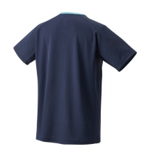Yonex Badminton-Tshirt V-Neck Tournament (offizielles Shirt der Nationalmannschaft) 2023 navyblau Herren